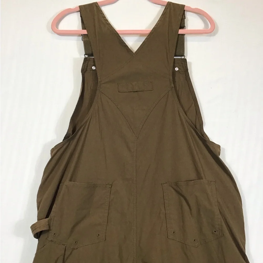 Duluth Trading Co Womens Heirloom Gardening Bibs Size L Overalls Stretch Nylon - Picture 3 of 16